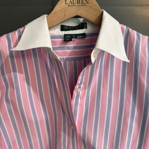 Lauren Ralph Lauren Button-Down Shirt (women's L petite)